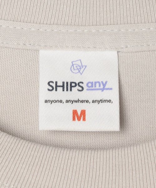 SHIPS any MEN(シップス　エニィ　メン)/SHIPS any: BLAH BLAH BLAH.ワンポイント 刺繍 ルーズ Tシャツ (ロンT)◆/img55