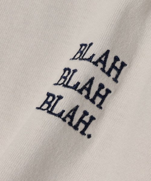 SHIPS any MEN(シップス　エニィ　メン)/SHIPS any: BLAH BLAH BLAH.ワンポイント 刺繍 ルーズ Tシャツ (ロンT)◇/img58