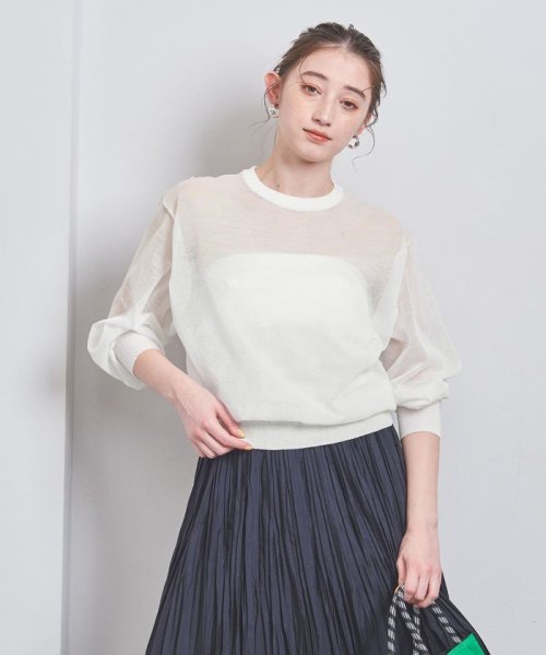 シアー クルーネック ニット クルーネック シアー ニット GM1402958377(10725円)