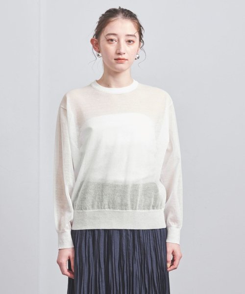 シアー クルーネック ニット クルーネック シアー ニット GM1402958377(10725円)