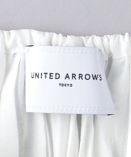 UNITED ARROWS(ユナイテッドアローズ)/ランダムプリーツ マキシスカート WHITE/img20