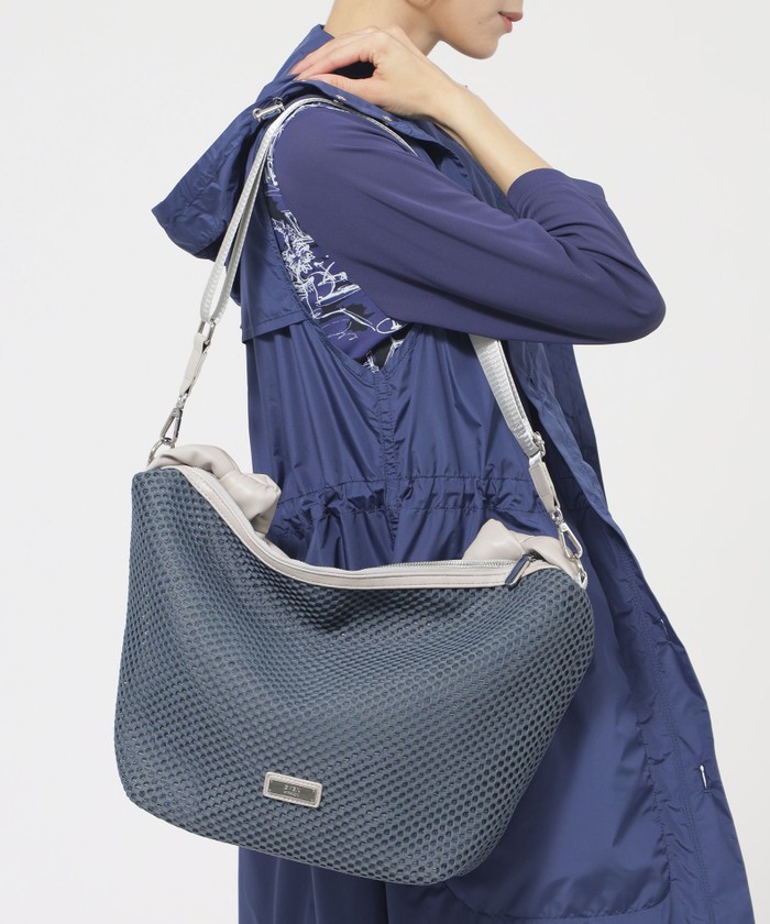 151750パック ZUCCa / S バイカラーニットBAG / バッグ(F white(01)): SALE| A