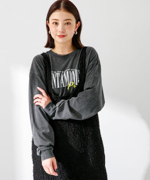 URBAN RESEARCH Sonny Label(アーバンリサーチサニーレーベル)/USEDLIKEプリントロングTシャツ/img03