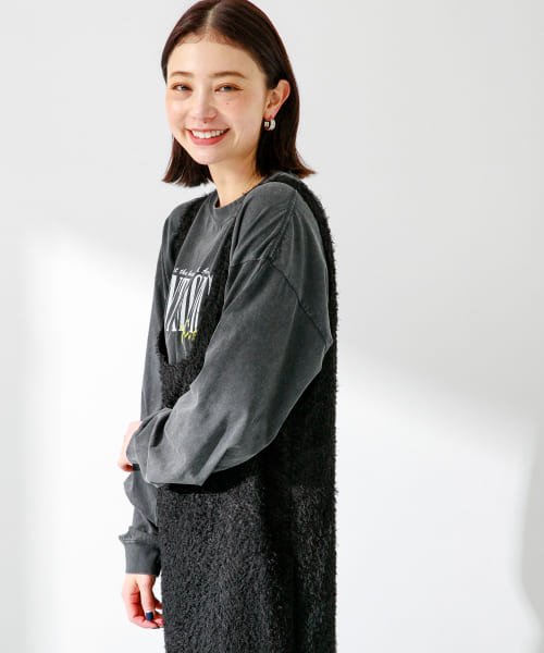 URBAN RESEARCH Sonny Label(アーバンリサーチサニーレーベル)/USEDLIKEプリントロングTシャツ/img04