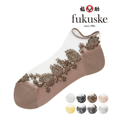 fukuske(フクスケ)/fukuske(フクスケ) ソックス レース スニーカー丈 シアー 福助 公式/img01