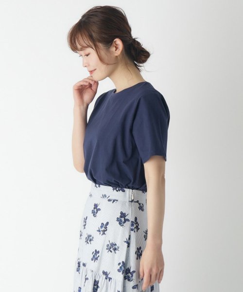  LAURA ASHLEY(ローラアシュレイ)/【綿100％／ストレッチ】ベーシックTシャツ/img10