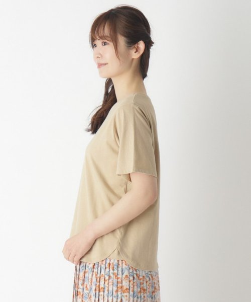  LAURA ASHLEY(ローラアシュレイ)/【綿100％／ストレッチ】ベーシックTシャツ/img14