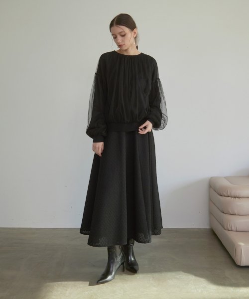 MIELI INVARIANT(ミエリ インヴァリアント)/Lace Circular Skirt/img03