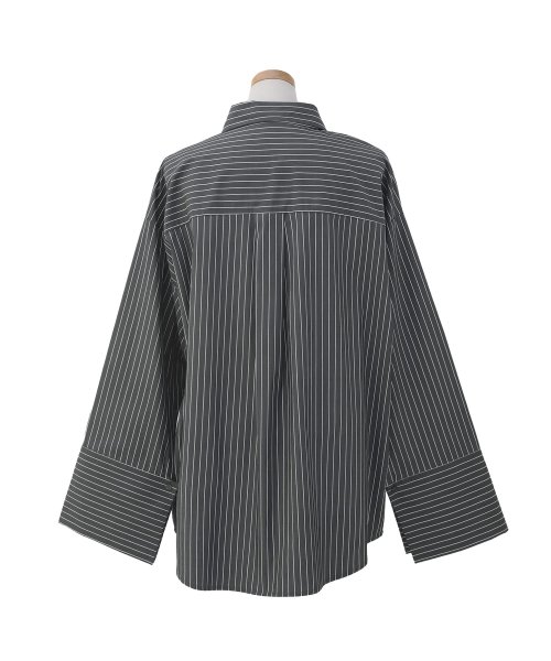 MIELI INVARIANT(ミエリ インヴァリアント)/Stripe Wide Shirt/img19