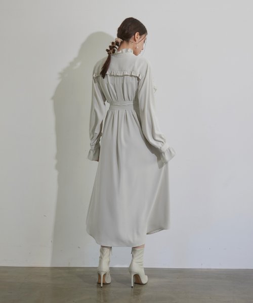 MIELI INVARIANT(ミエリ インヴァリアント)/Frill Line Tuck Dress/img14