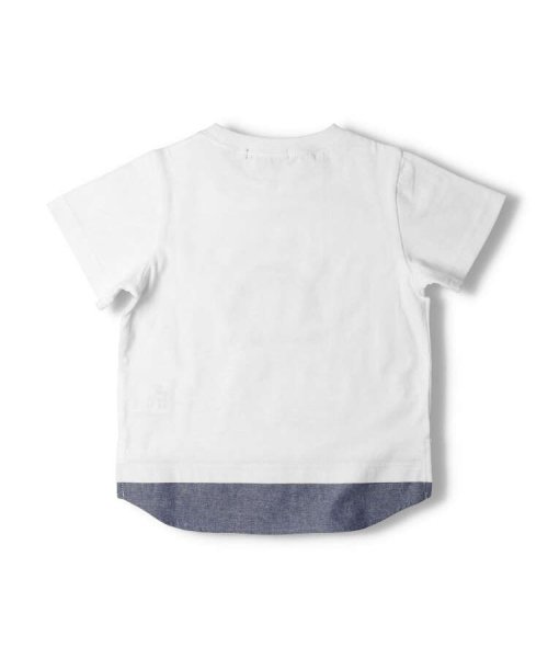 moujonjon(ムージョンジョン)/【子供服】 moujonjon (ムージョンジョン) レインボープリント半袖Tシャツ 80cm～140cm M32812/img02