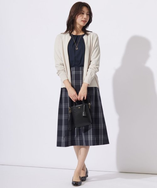 J.PRESS LADIES（LARGE SIZE）(J．プレス　レディス（大きいサイズ）)/【洗える】ニット ブルゾン/img04