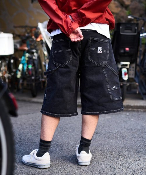 417 EDIFICE(フォーワンセブン　エディフィス)/【360 / three sixty】 Loose Fit Carpenter Denim Shorts/img01