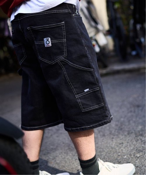 417 EDIFICE(フォーワンセブン　エディフィス)/【360 / three sixty】 Loose Fit Carpenter Denim Shorts/img02