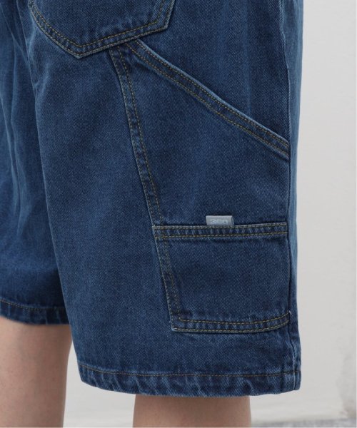 417 EDIFICE(フォーワンセブン　エディフィス)/【360 / three sixty】 Loose Fit Carpenter Denim Shorts/img27