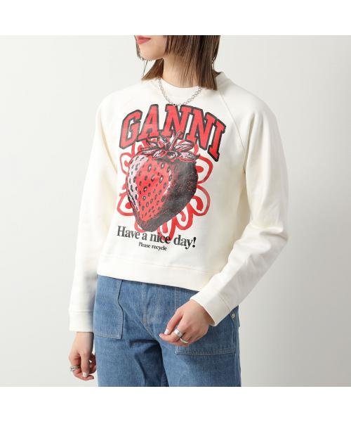 GANNI(ガニー)/GANNI スウェット Isoli Raglan Strawberry Sweatshirt/img03