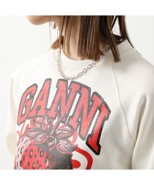 GANNI(ガニー)/GANNI スウェット Isoli Raglan Strawberry Sweatshirt/img05