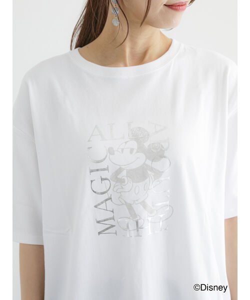 Te chichi(テチチ)/【Disney】ミッキー/箔プリントTシャツ/img10