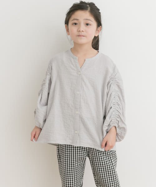 URBAN RESEARCH DOORS（Kids）(アーバンリサーチドアーズ（キッズ）)/『親子リンク』ギャザースリーブブラウス(KIDS)(105－135cm)/img12