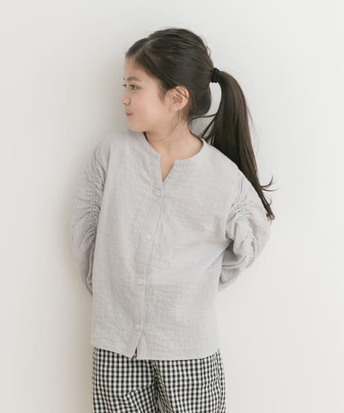 URBAN RESEARCH DOORS（Kids）(アーバンリサーチドアーズ（キッズ）)/『親子リンク』ギャザースリーブブラウス(KIDS)(105－135cm)/img13