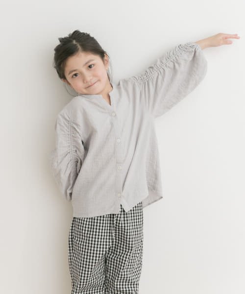 URBAN RESEARCH DOORS（Kids）(アーバンリサーチドアーズ（キッズ）)/『親子リンク』ギャザースリーブブラウス(KIDS)(105－135cm)/img14