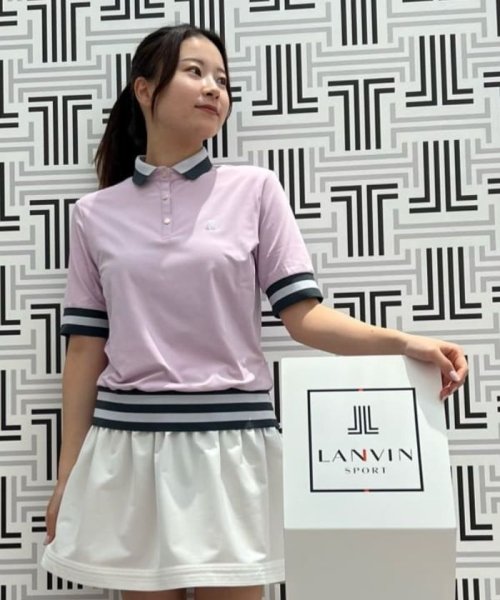 LANVIN SPORT(ランバン スポール)/リブボーダー半袖シャツ【アウトレット】/img07