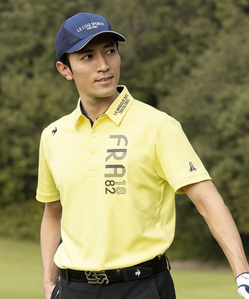 le coq sportif GOLF (ルコックスポルティフ（ゴルフ）)/【ストレッチフォーサー】ベーシックデザイン半袖シャツ/img14