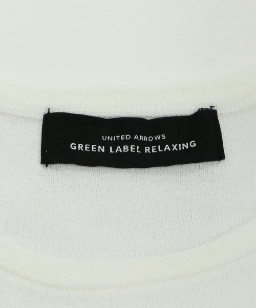 green label relaxing(グリーンレーベルリラクシング)/シアー ドッキング スリーブ プルオーバー ニット/img22
