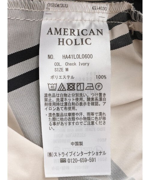 AMERICAN HOLIC(アメリカンホリック)/チェックメモリーフレアスカート/img19