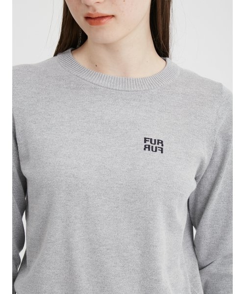 FURFUR(FURFUR)/ロゴ刺繍クルーネックセーター/img22