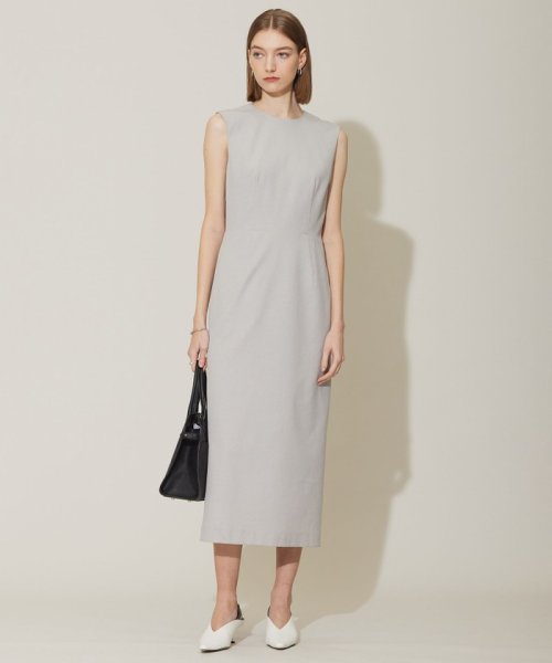 【接触冷感・UVケア・撥水・洗える】 LooseWeave ノースリーブワンピース 