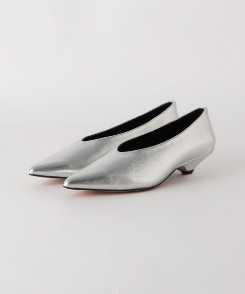 レザー カット ポインテッドパンプス あらかじめご了承ください