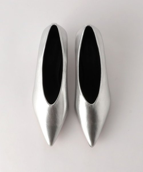 レザー カット ポインテッドパンプス あらかじめご了承ください