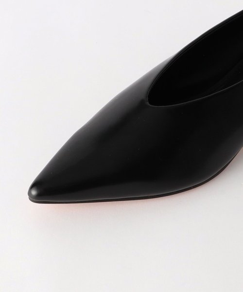 レザー カット ポインテッドパンプス あらかじめご了承ください