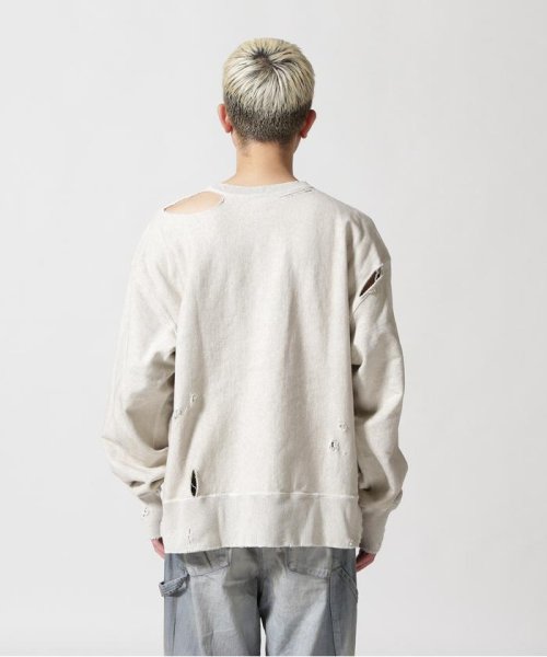 ANCELLM/アンセルム/CRASH SWEAT SHIRT SWEAT