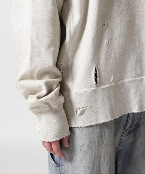 ANCELLM/アンセルム/CRASH SWEAT SHIRT SWEAT