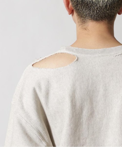 ANCELLM/アンセルム/CRASH SWEAT SHIRT SWEAT