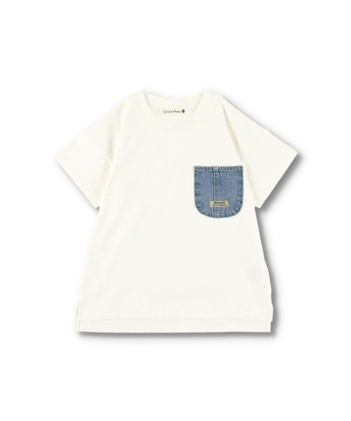 BRANSHES(ブランシェス)/デニムポケット半袖Tシャツ/img01