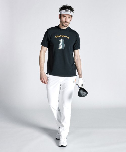 Munsingwear(マンシングウェア)/【限定｜ENVOY】3 Colors Penguin Logo ビックモチーフモックネックシャツ/img01