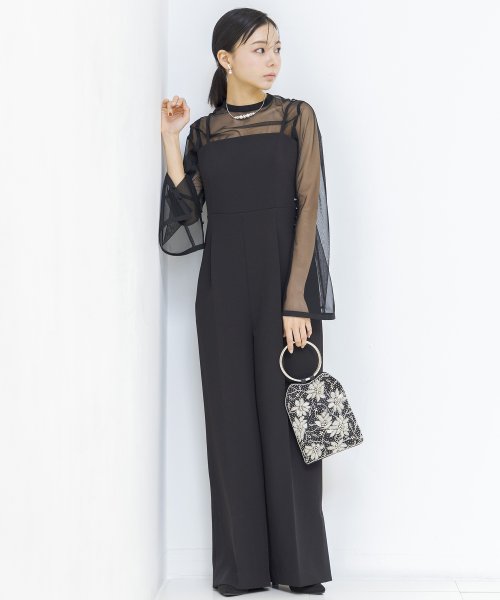 【formofrma別注】シアートップス パンツドレス/結婚式/パーティー/クルージング/発表会 デザイン ：あり フォルムフォルマ ワンピース 演奏会