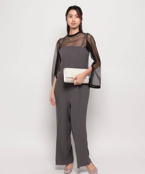 【formofrma別注】シアートップス パンツドレス/結婚式/パーティー/クルージング/発表会 デザイン ：あり フォルムフォルマ ワンピース 演奏会