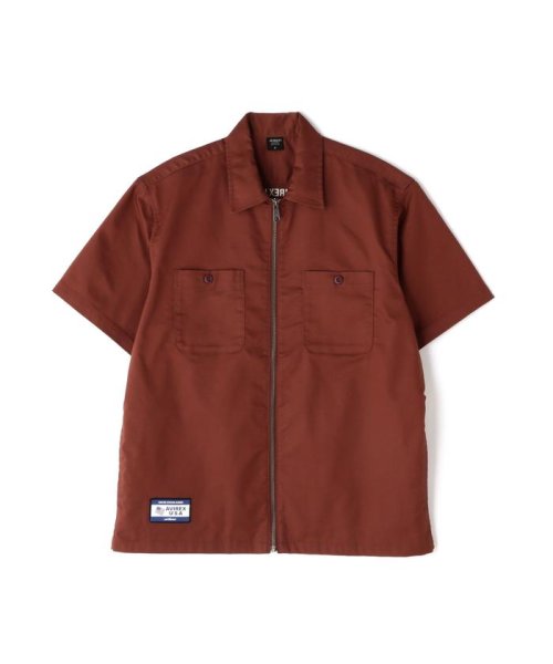 AVIREX(AVIREX)/《WEB&DEPOT限定》S/S ZIP UP WORK SHIRT / ショートスリーブ ジップアップ ワークシャツ / AVIREX /img08