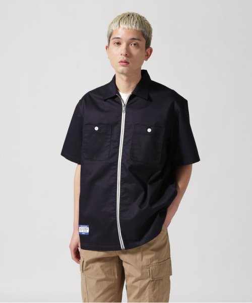 AVIREX(AVIREX)/《WEB&DEPOT限定》S/S ZIP UP WORK SHIRT / ショートスリーブ ジップアップ ワークシャツ / AVIREX /img11