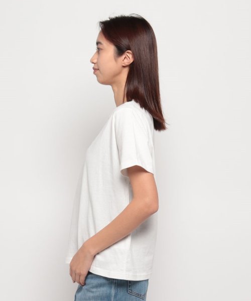 NICE CLAUP OUTLET(ナイスクラップ　アウトレット)/シンプルラメロゴ刺繍Tシャツ/img23