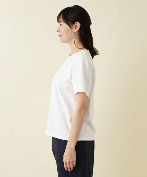 Leilian PLUS HOUSE(レリアンプラスハウス)/洗えるＴシャツ【Leilian WHITE LABEL】/img05