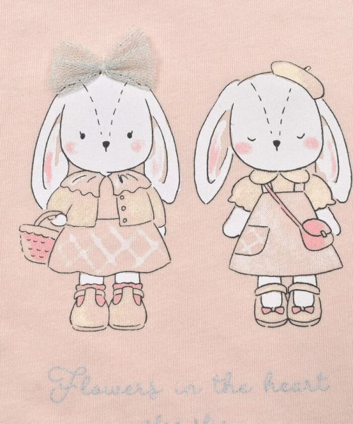 SLAP SLIP(スラップスリップ)/チュールリボンウサギ妖精モチーフ半袖Tシャツ(80~140cm)/img14