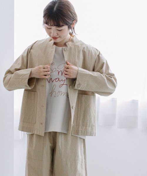 POU DOU DOU(プードゥドゥ)/【セットアップ対応商品】スタンドカラーシャツジャケット/img02