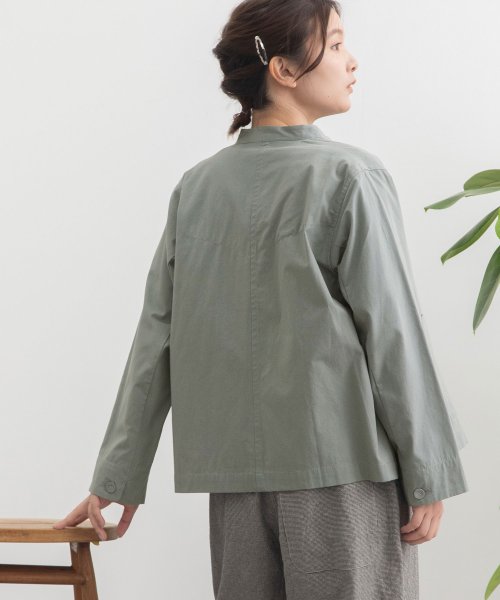 POU DOU DOU(プードゥドゥ)/【セットアップ対応商品】スタンドカラーシャツジャケット/img08