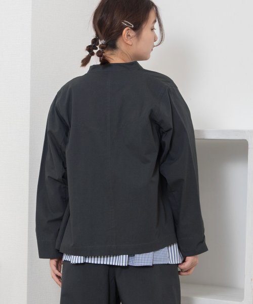 POU DOU DOU(プードゥドゥ)/スタンドカラーシャツジャケット/img15