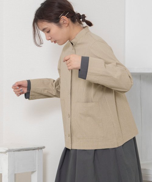 POU DOU DOU(プードゥドゥ)/【セットアップ対応商品】スタンドカラーシャツジャケット/img20